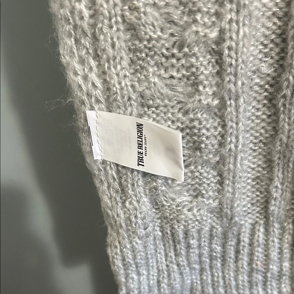 True Religion Light Gray Knit Accessory - Picture 2 of 3